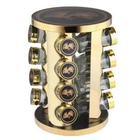 16 PCs Rotatable Spice Jar-Versace (5304)