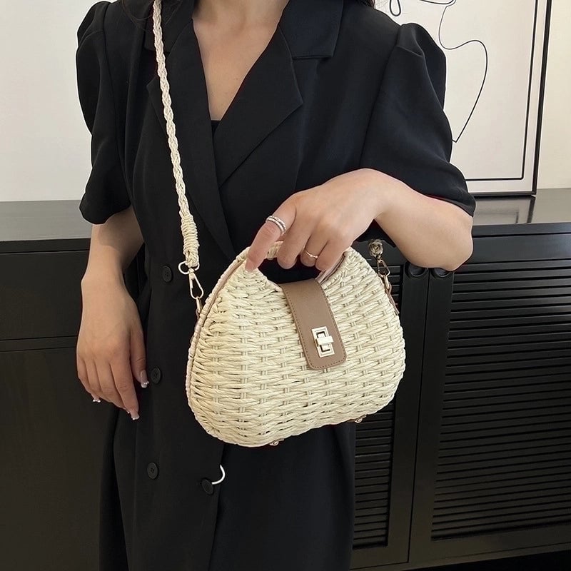 Women's Medium All Seasons Straw Basic Straw Bag