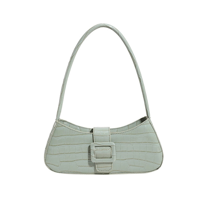 Women's Small All Seasons Pu Leather Elegant Shoulder Bag Underarm Bag