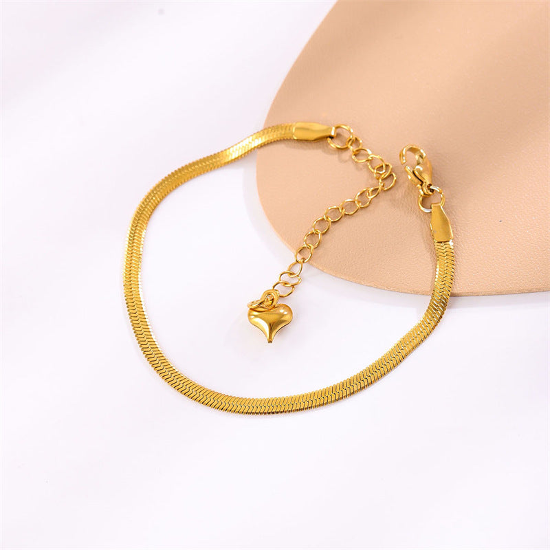 Women Minimalist Stainless Steel Electroplating Bracelets