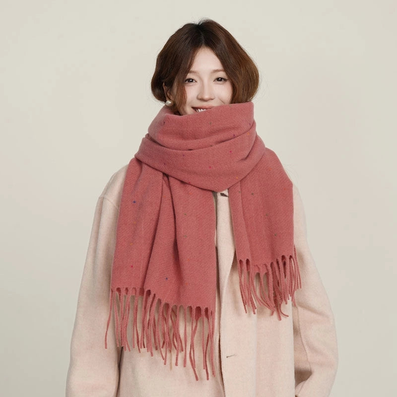 Women's Basic Solid Color Polyester Scarf