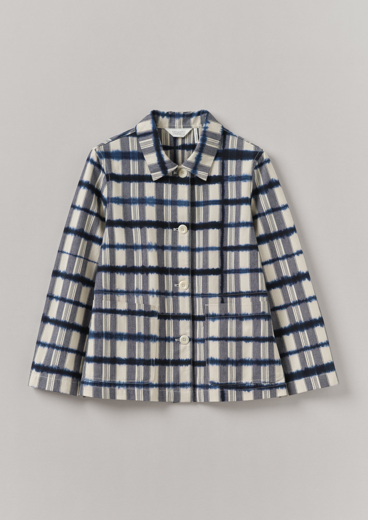Edo Stripe Jacket | Indigo/Ivory