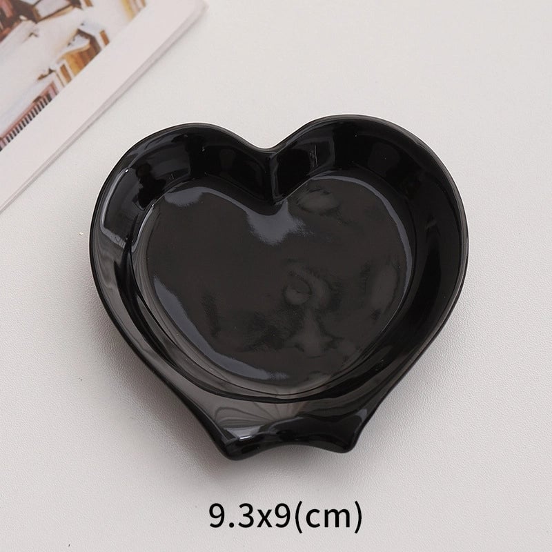 Creative Soup Spoon Rack Spoon Holder Household Ceramic Spoon Coffee Spoon Decal Roasted Flower Ceramic Spoon Holder