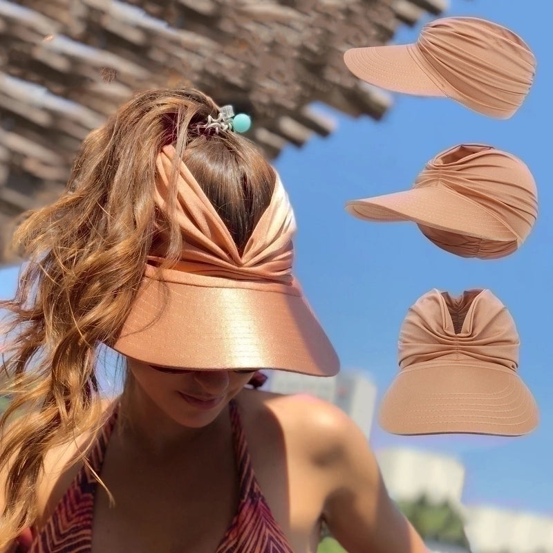 Women's Fashion Solid Color Wide Eaves Sun Hat