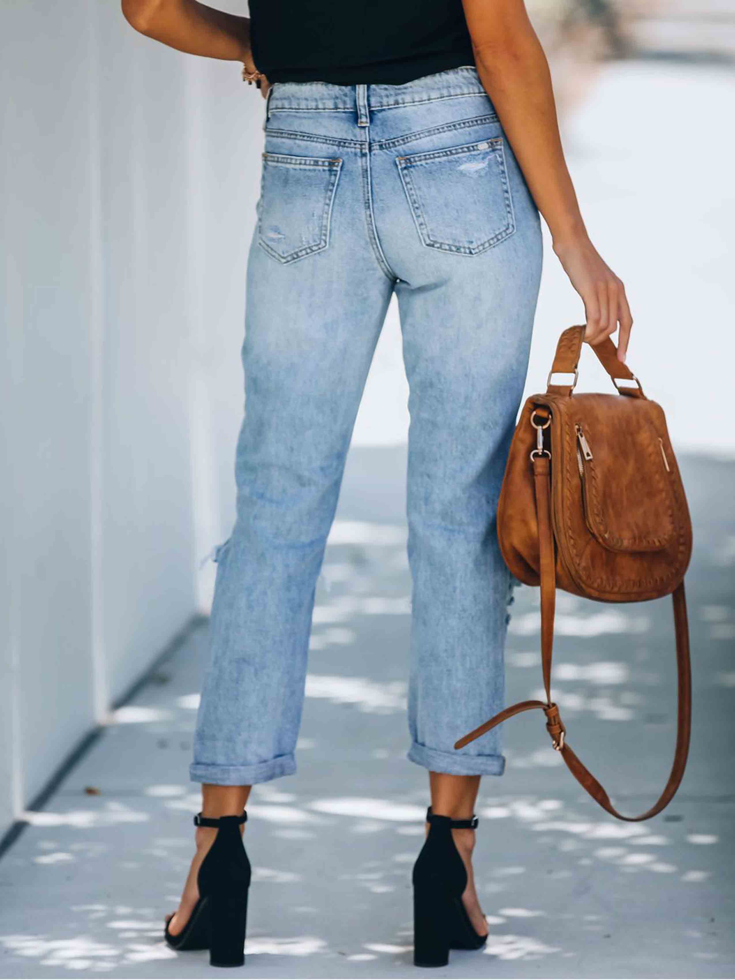 Stretch Loose Jeans