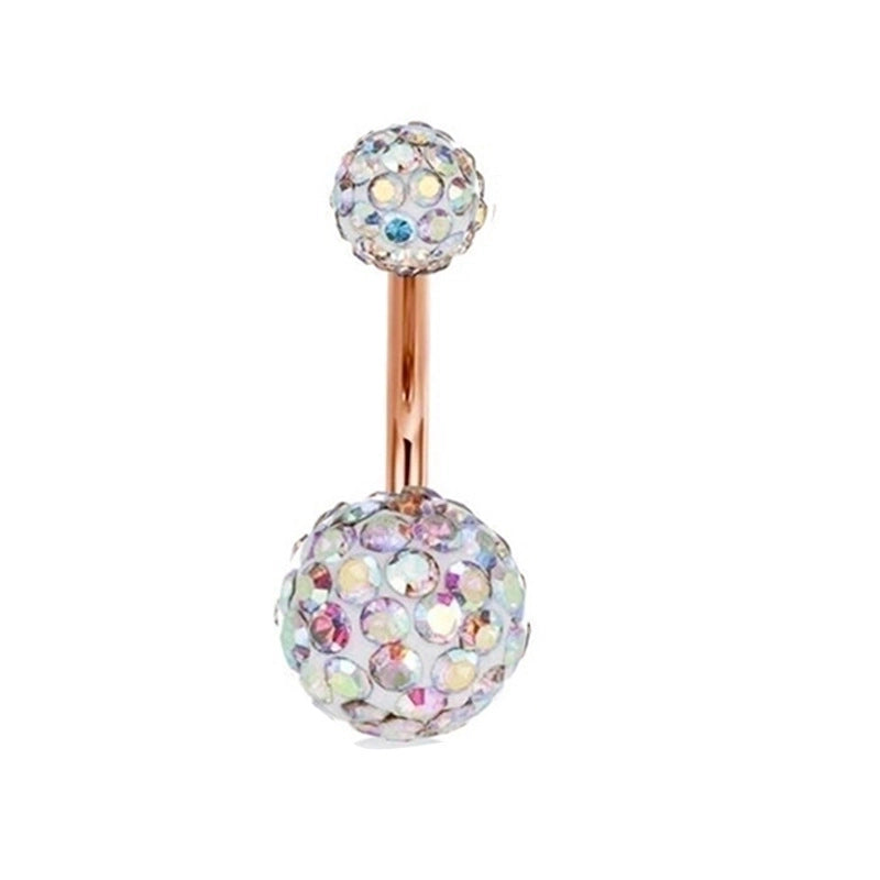 Minimalist Geometric Stainless Steel Plating Belly Ring 1 Piece