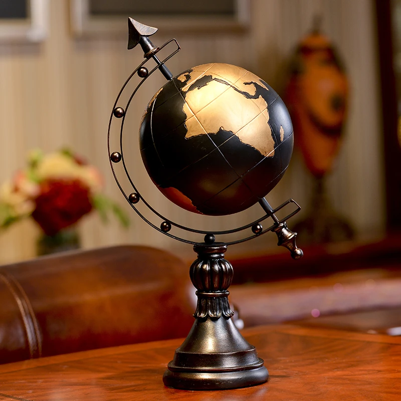 Retro hot home furnishings Globe-shaped household furnishings high quality desk furnishings