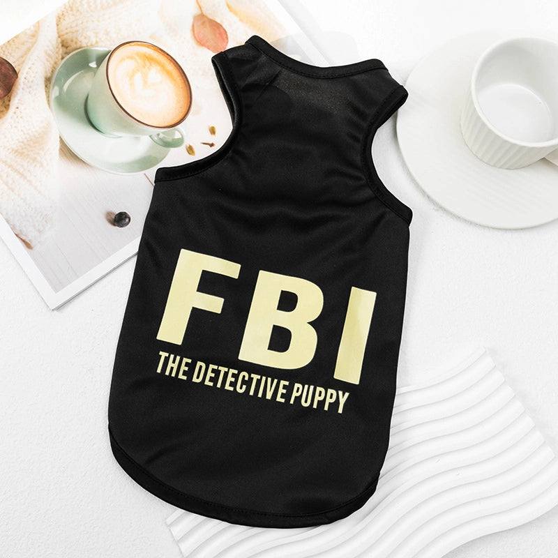 Casual Polyester Letter Pet Clothing