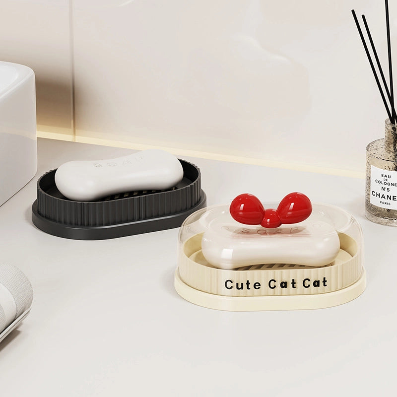 Casual Elegant Minimalist Bow Knot Plastic Soap Dish