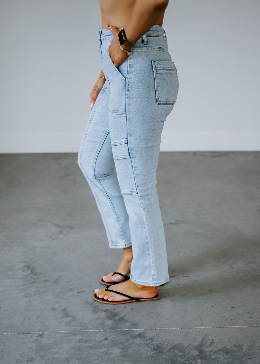 Jaida Risen Cargo Jeans