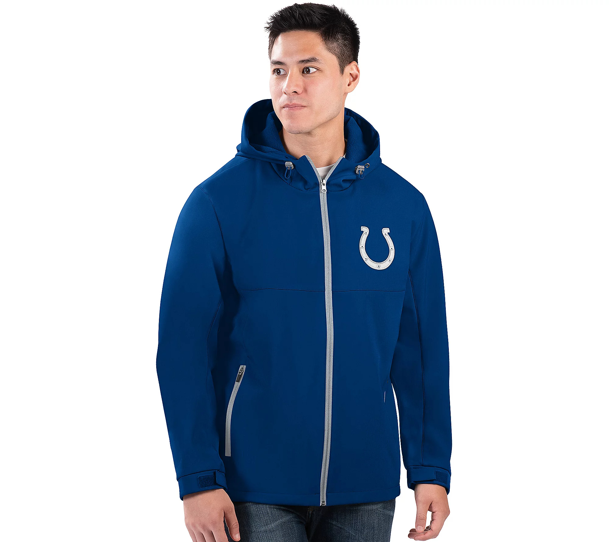 Last day of clearance!!💝Buy 2 Get 2 Free✨NFL Men's Microfleece Soft Shell Hooded Jacket