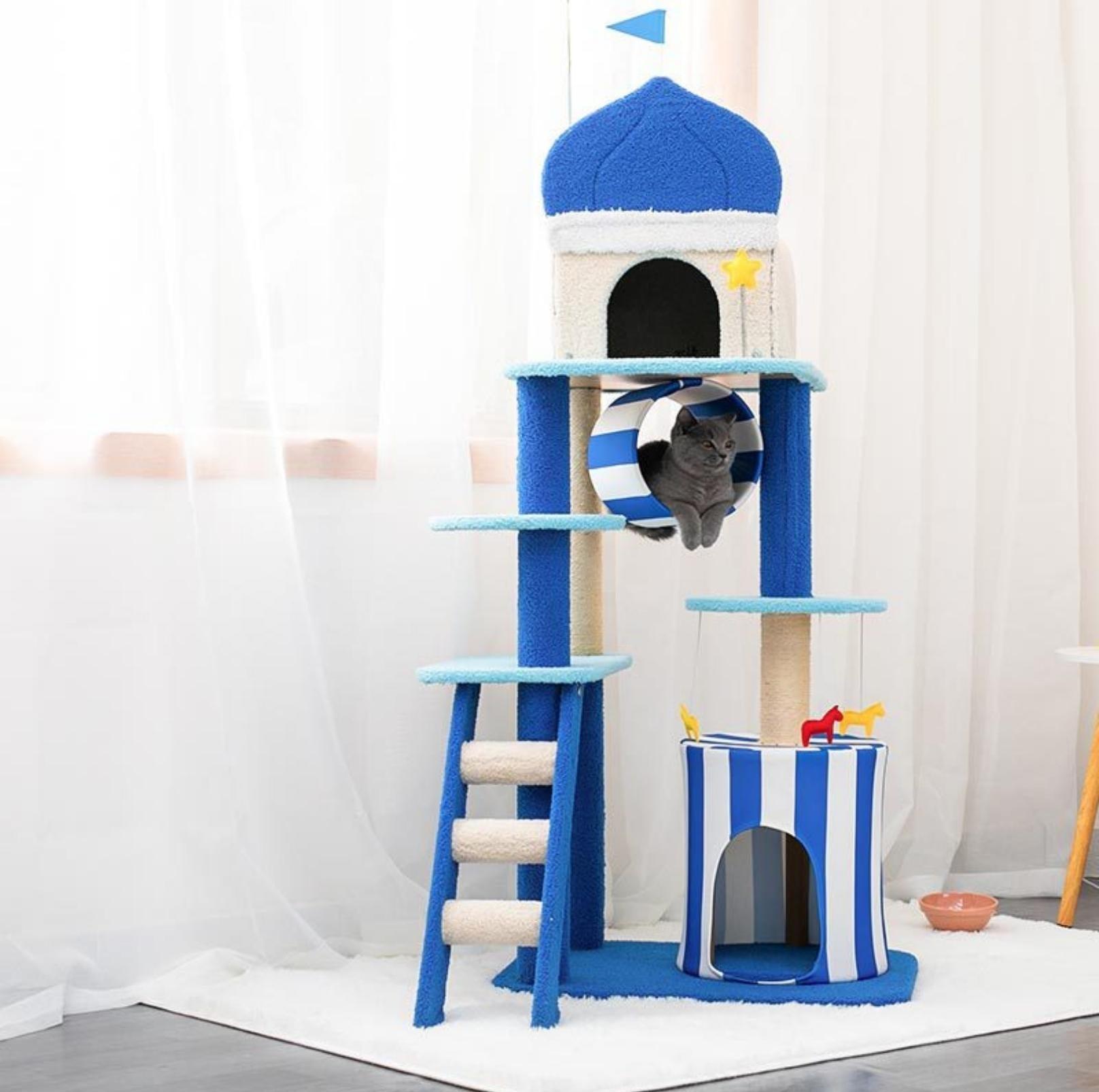 Wonderland In The Aegean Sea Cat Tree & Scratching Post