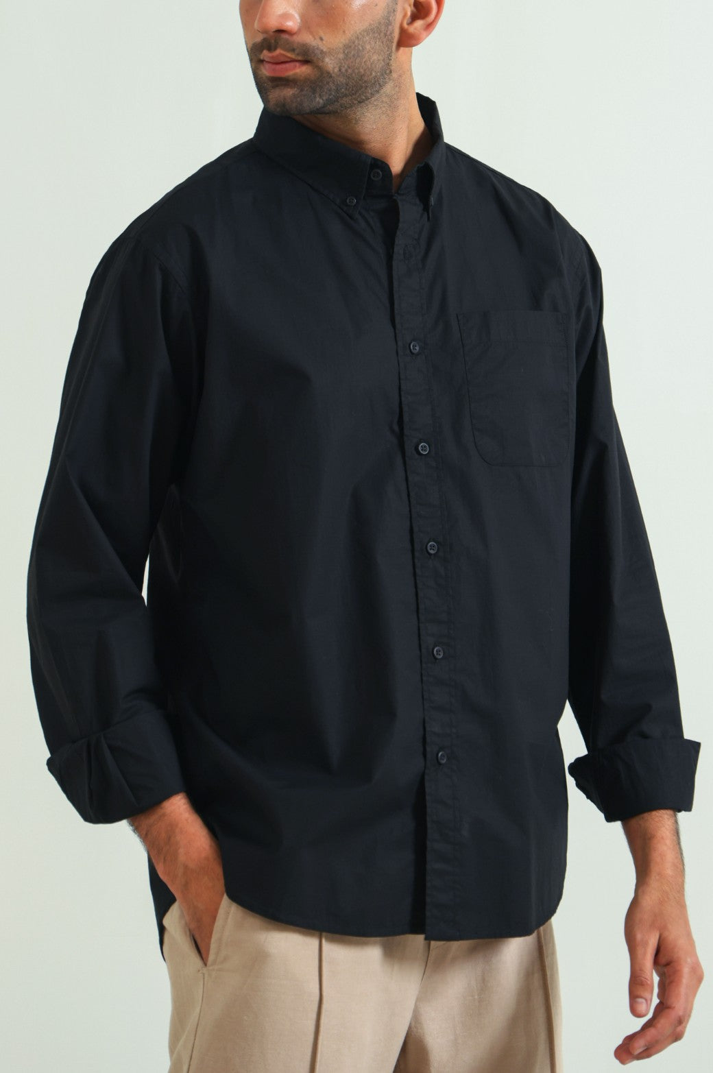 POPLIN POCKET SHIRT