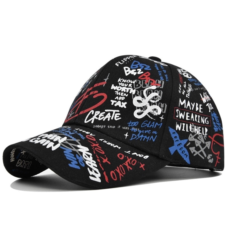 Women's Minimalist Classic Style Letter Crimping Baseball Cap