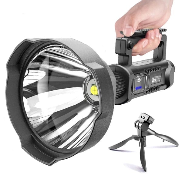 Rechargeable Handheld Spotlight Flashlight 90000 High Lumens