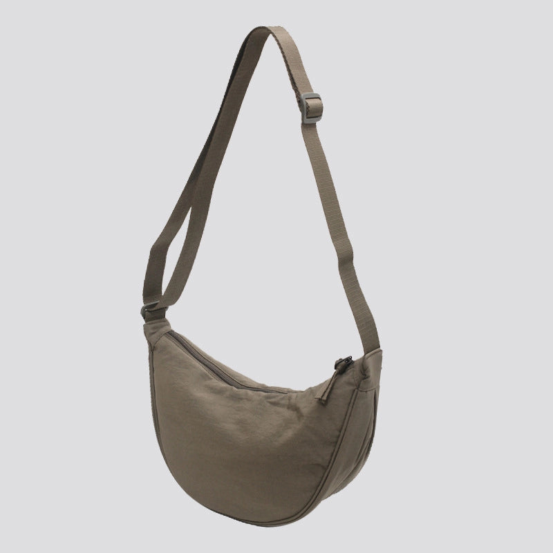 Women's Classic Style Solid Color Nylon Oxford Cloth Waist Bags