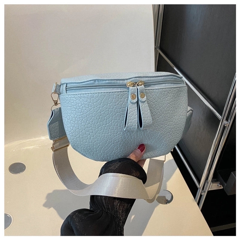 Women's Vintage Style Solid Color Pu Leather Waist Bags