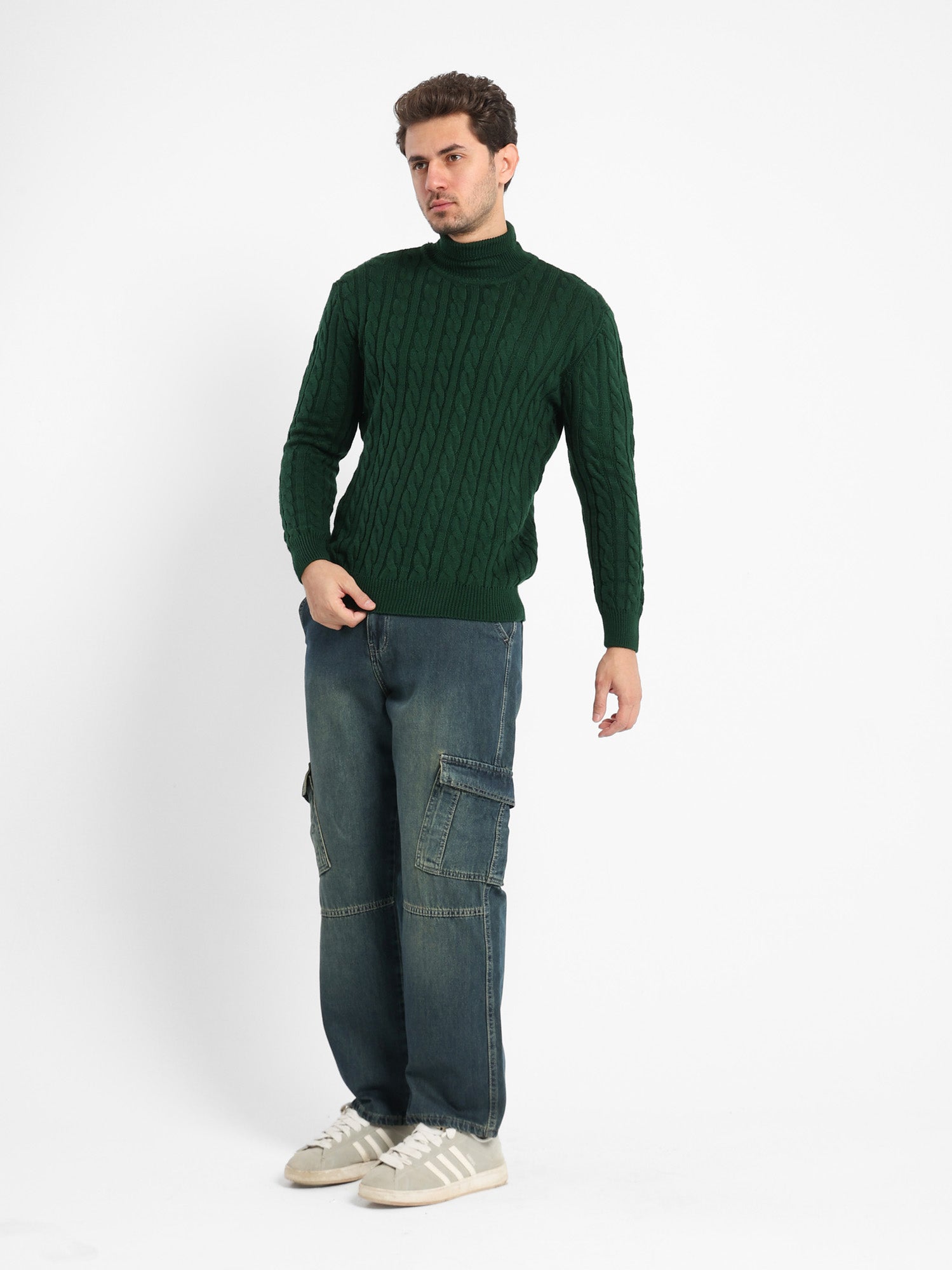 Textured Casual Pullover