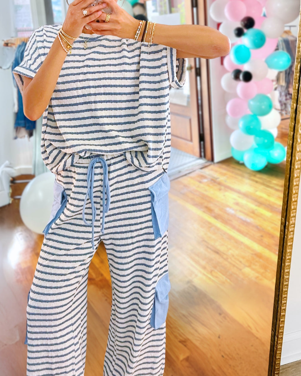 Tea Break Striped Set