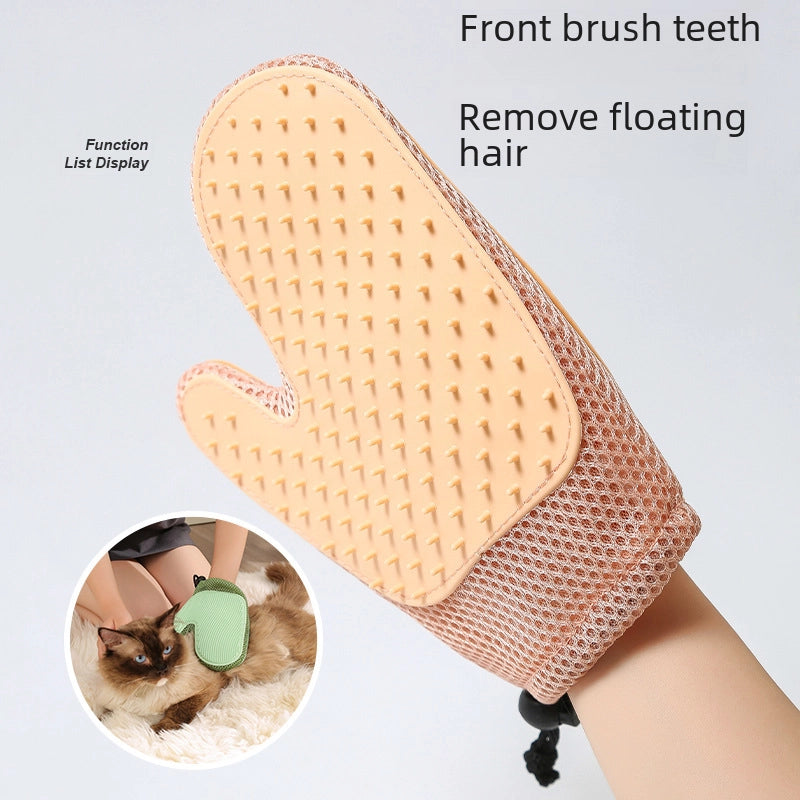 Pet Cat Gloves Artifact Cat Comb Floating Hair Bath Dog Hair Brush Carpet Sticky Hair Remover Cat Hair Scraper