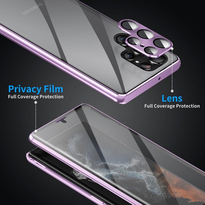 📱Samsung Magnetic Double-sided Tempered Glass Case🎁Buy 2 Free Shipping