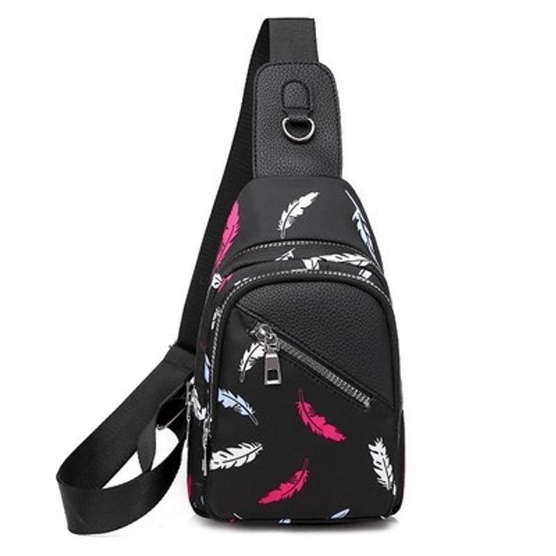 Women's Vintage Style Solid Color Nylon Waist Bags