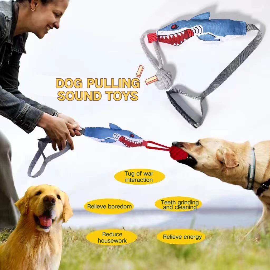 🔥🔥HOT SALE 46% OFF - Dog Interactive Pull and Sound Toy🐶🐈