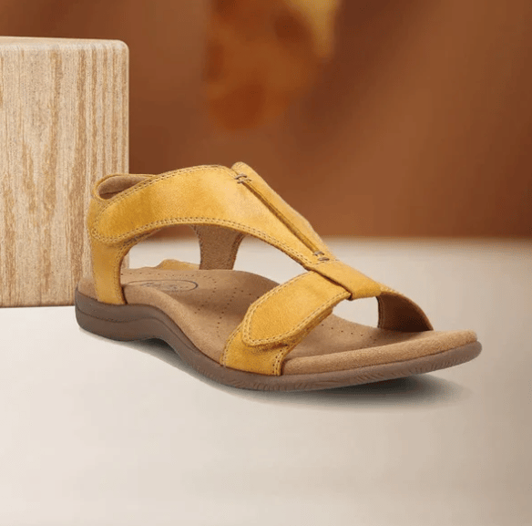 Platform Wedge Velcro Strap Sandals