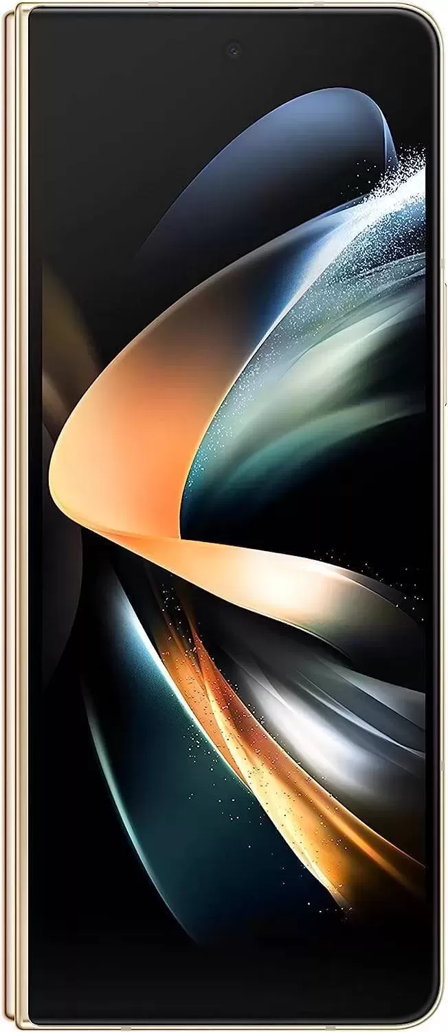 Galaxy Z Fold 4 Cell Phone, Factory Unlocked Android Smartphone, 256GB, Flex Mode, Hands Free Video, Multi Window View, Foldable Display, S Pen Compatible, US Version, 2022, Beige