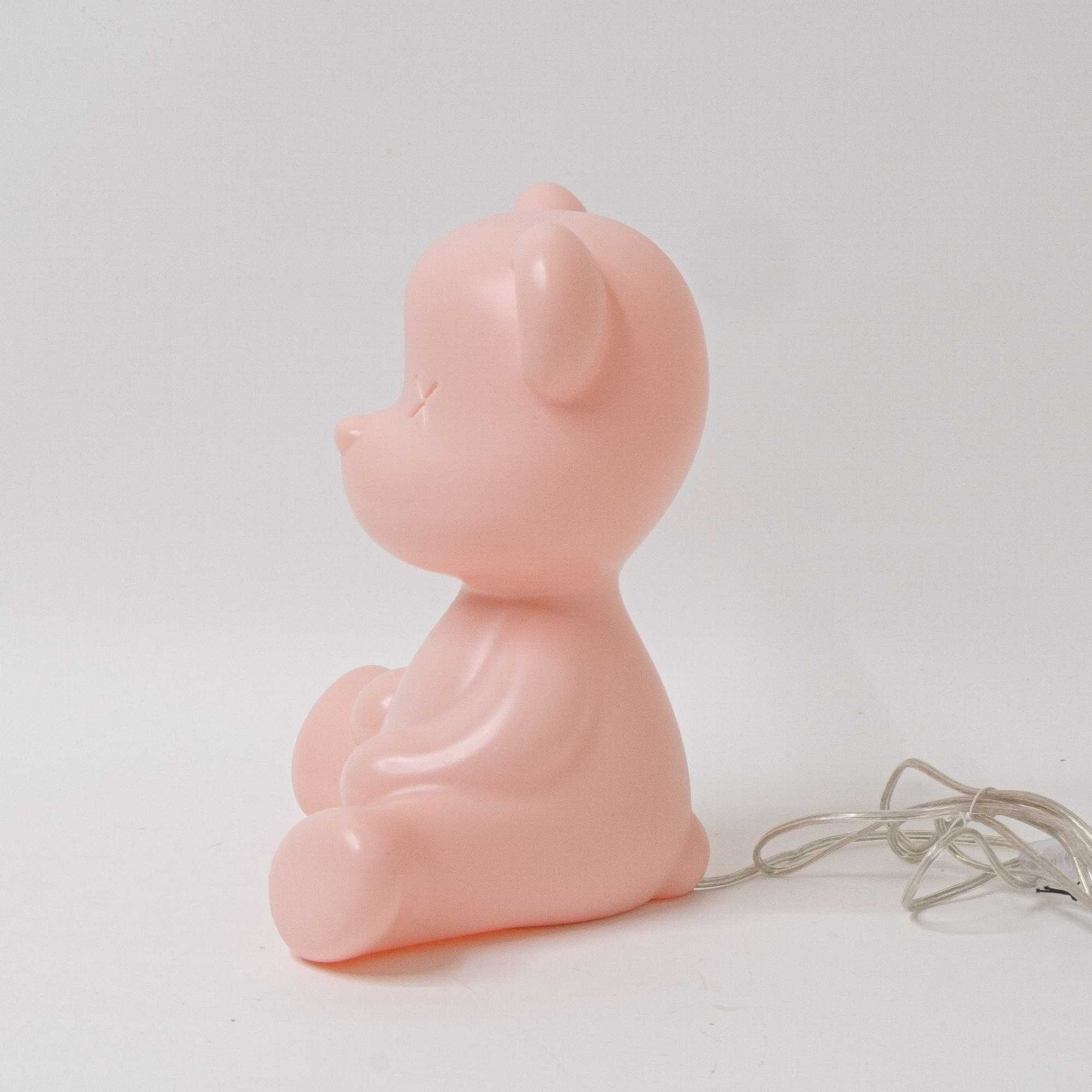 Qeeboo Teddy Boy table lamp . Bright Pink