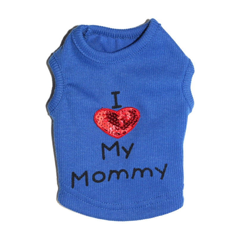 Casual Thread Letter Pet Clothing