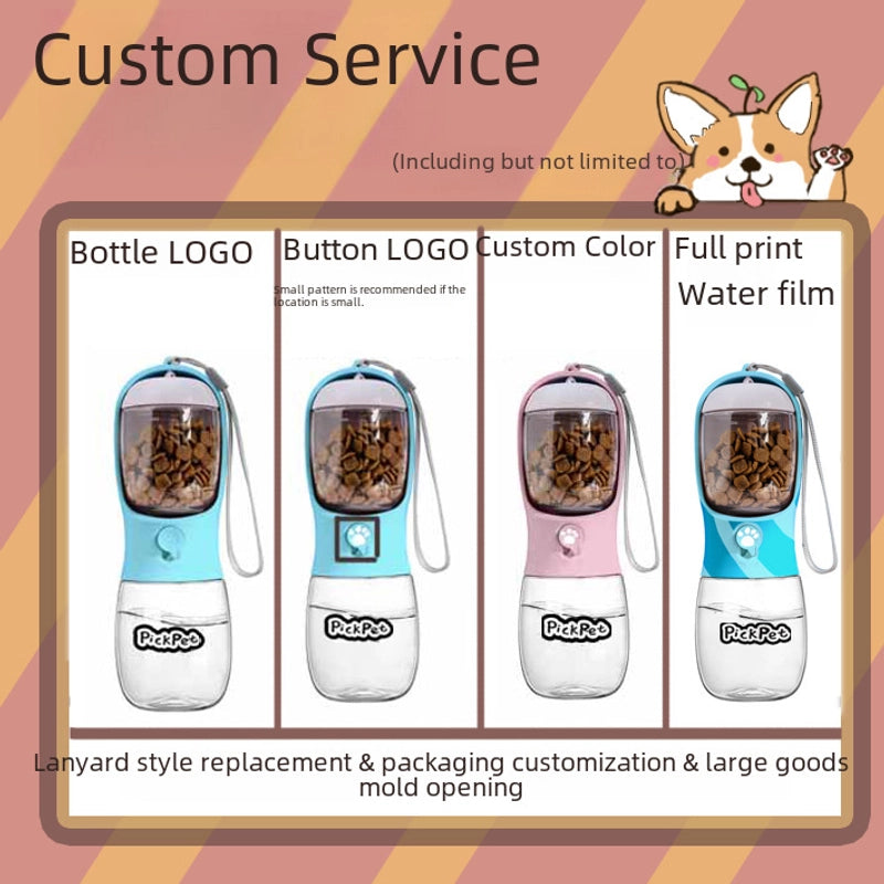 Dog Food Utensils Stainless Steel Food Bowl Non-slip Silicone Base Easy-grip Handle For Dogs