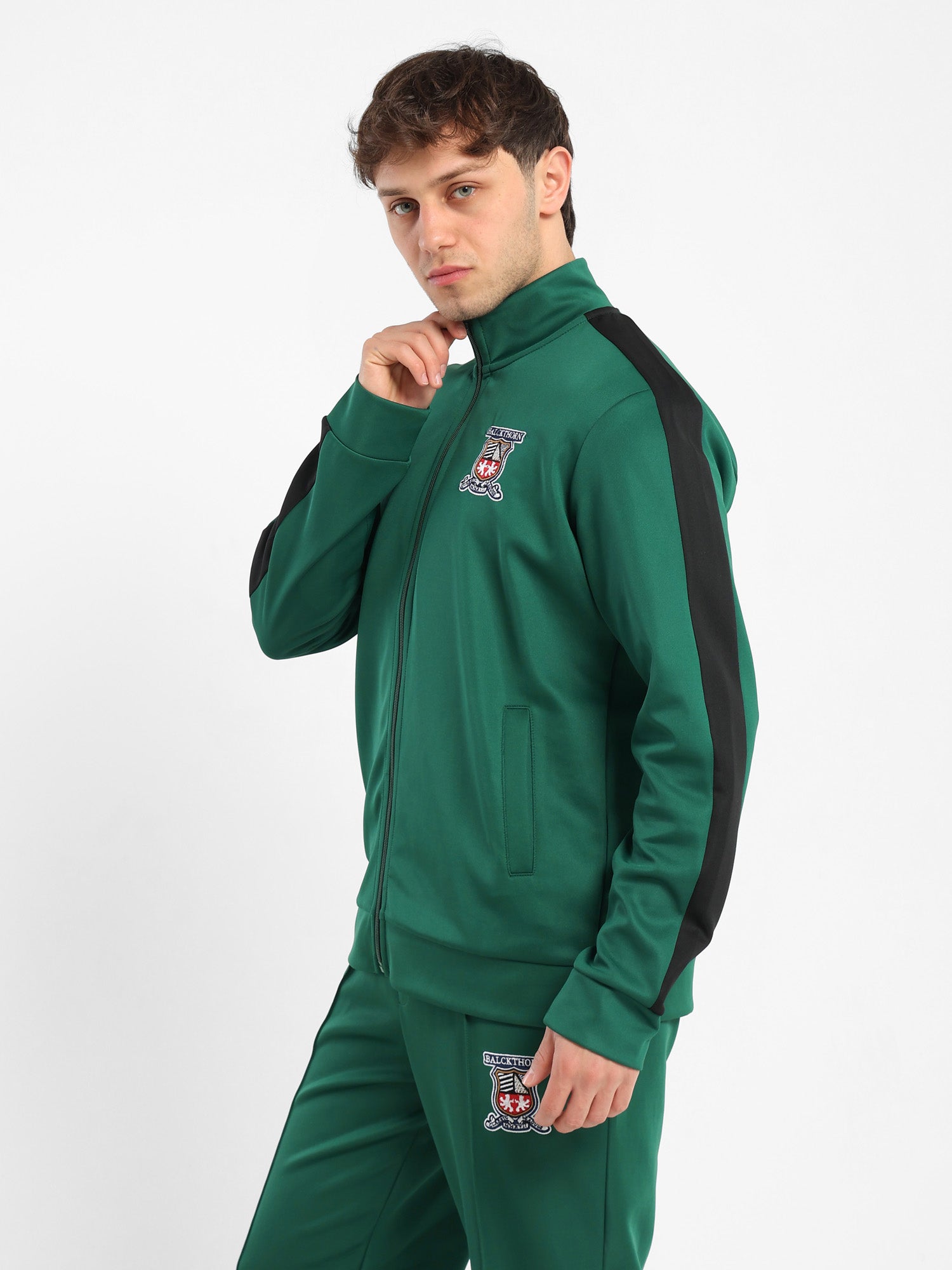Zip-Up Mock Neck Top