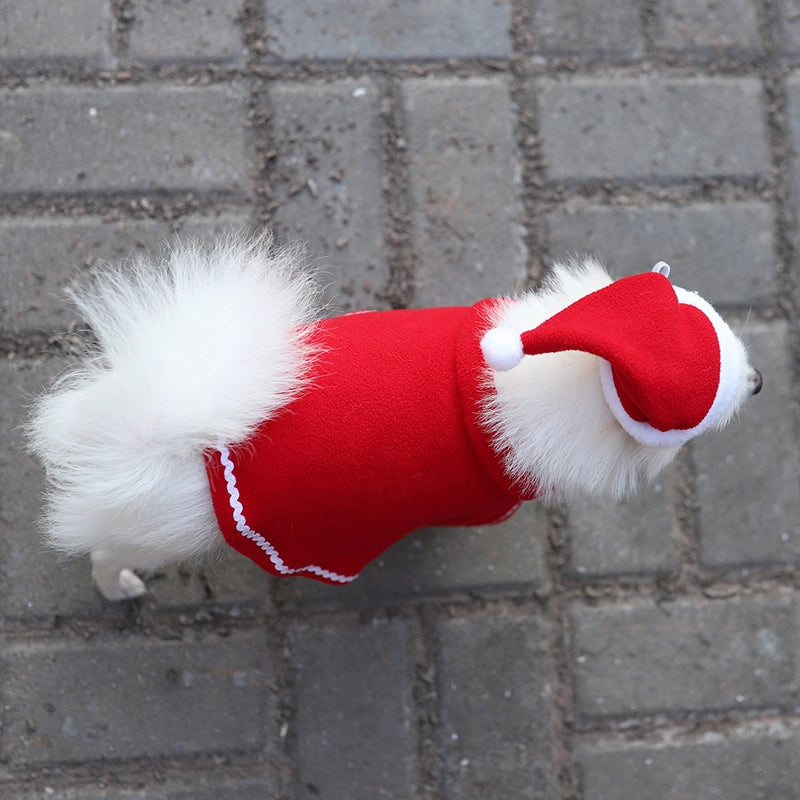 Vacation Christmas Solid Color Pet Clothing