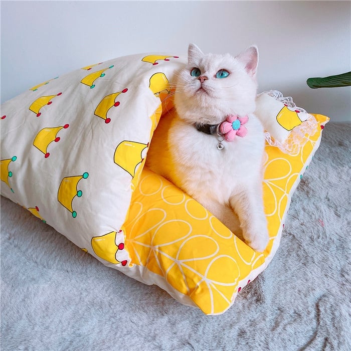 (🎁NEW ARRIVAL- 49% OFF)Movable Winter Warm Cat House Small Pet Bed