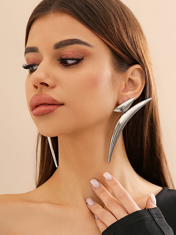 Geometric Drop Earrings