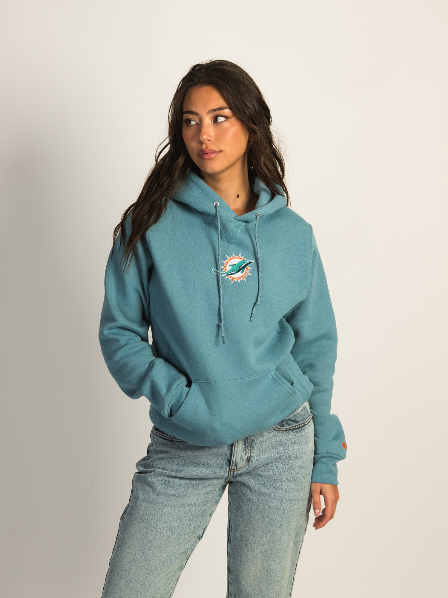 RUSSELL NFL MIAMI DOLPHINS PULLOVER HOODIE