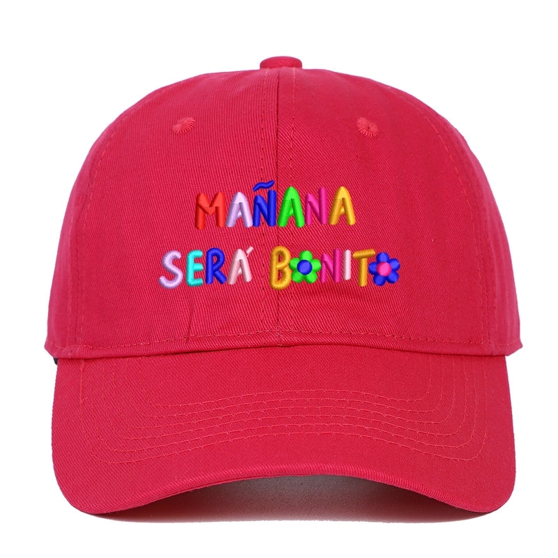 Women's Lady Minimalist Letter Curved Eaves Baseball Cap