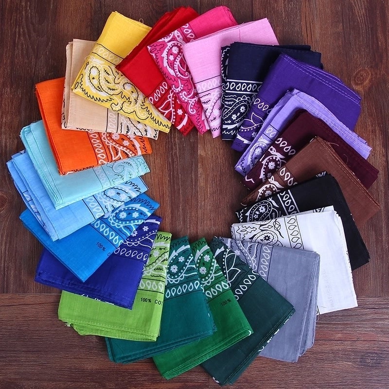 Unisex Streetwear Printing Cotton Kerchief