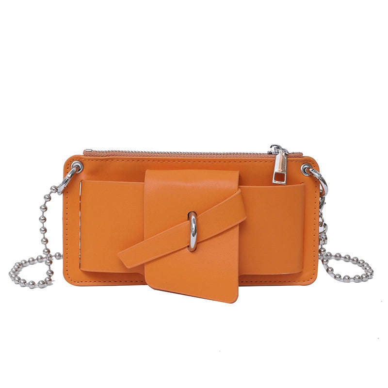 Women's Small Summer Pu Leather Classic Style Square Bag