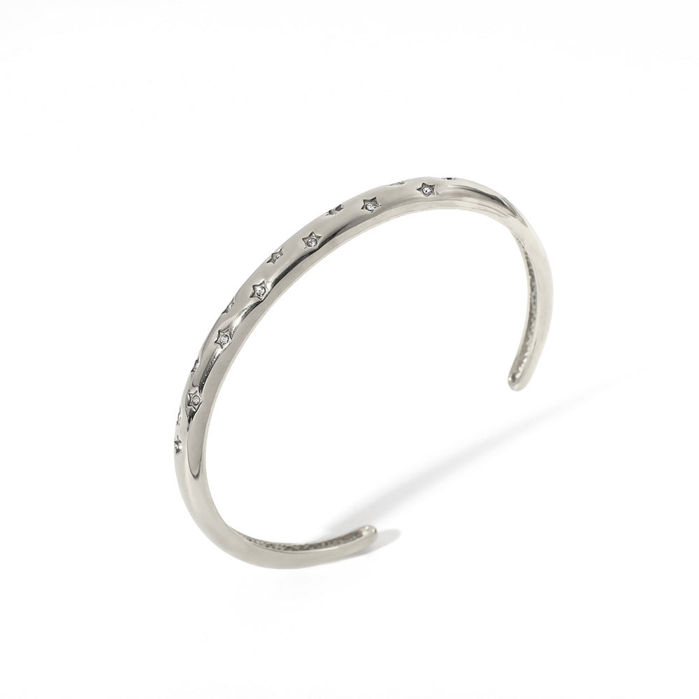 Trendy Titanium Steel Waterproof Bracelet Stainless Steel Unique Bracelet Couple Hot Sale