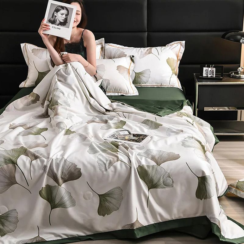 Set da 4 di Coperte Estiva Fresca, Lavabile e Respirante