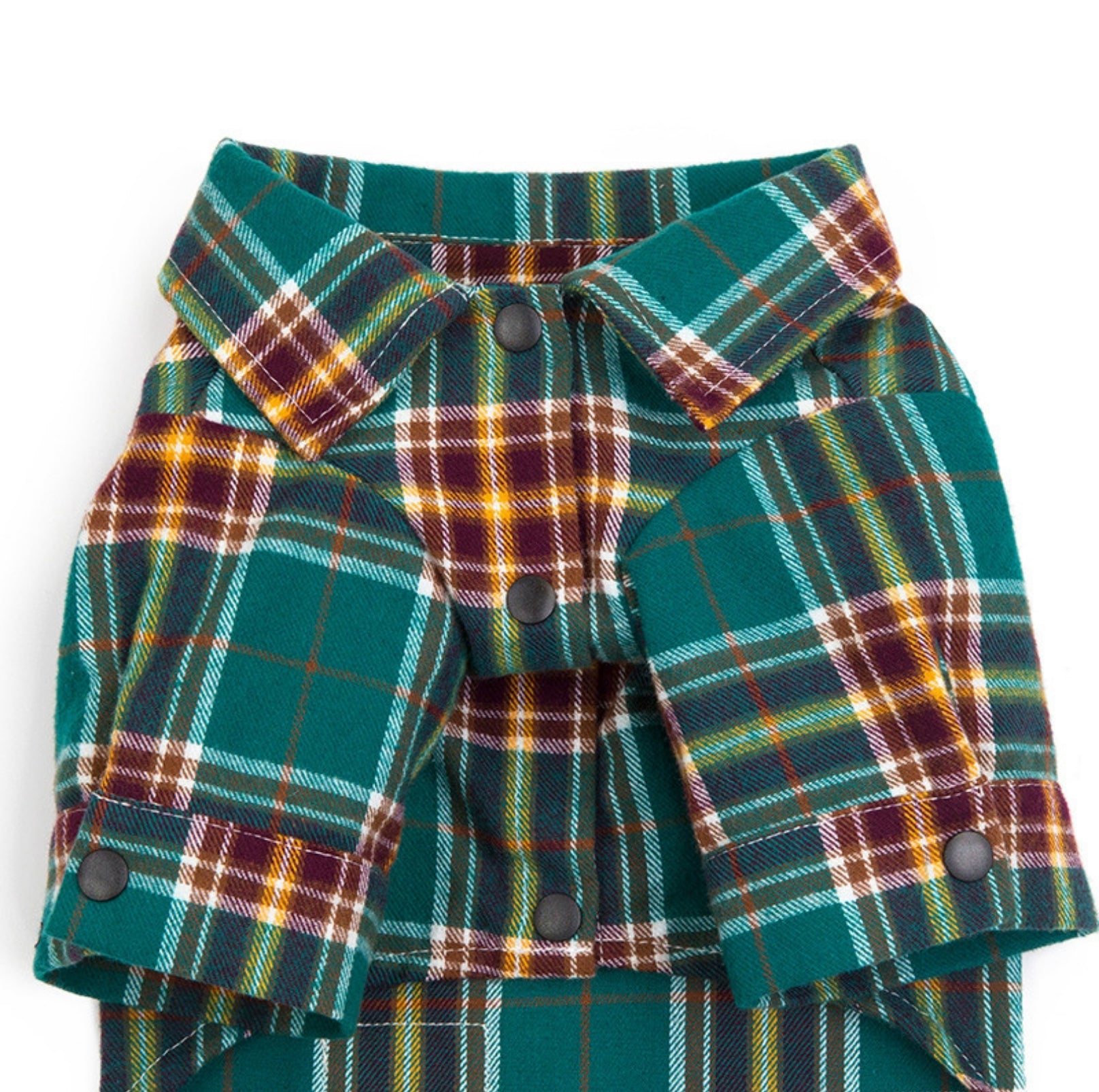 Chic Plaid Dog Shirt