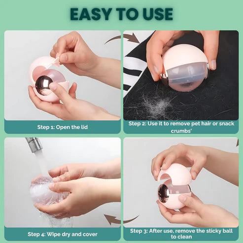 Reusable Lint Roller | Remove Dust. Hair. Fur