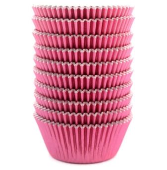 100pcs Foil Disposable Cupcake Liners Aluminum Thickened Baking Muffin Cups Cases Accessories