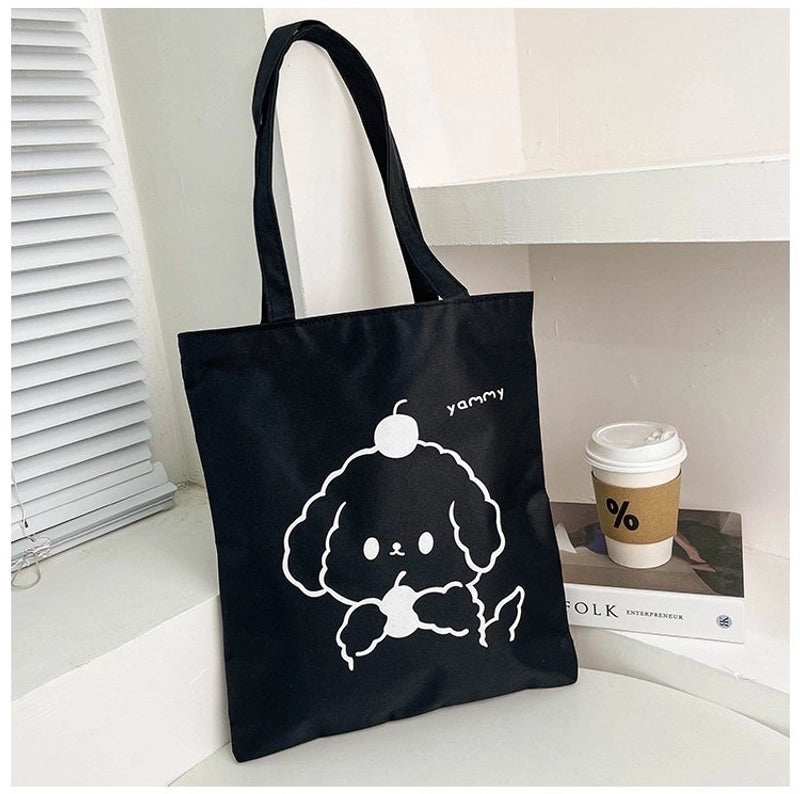 Women's Fashion Cartoon Oxford Cloth Shopping Bags