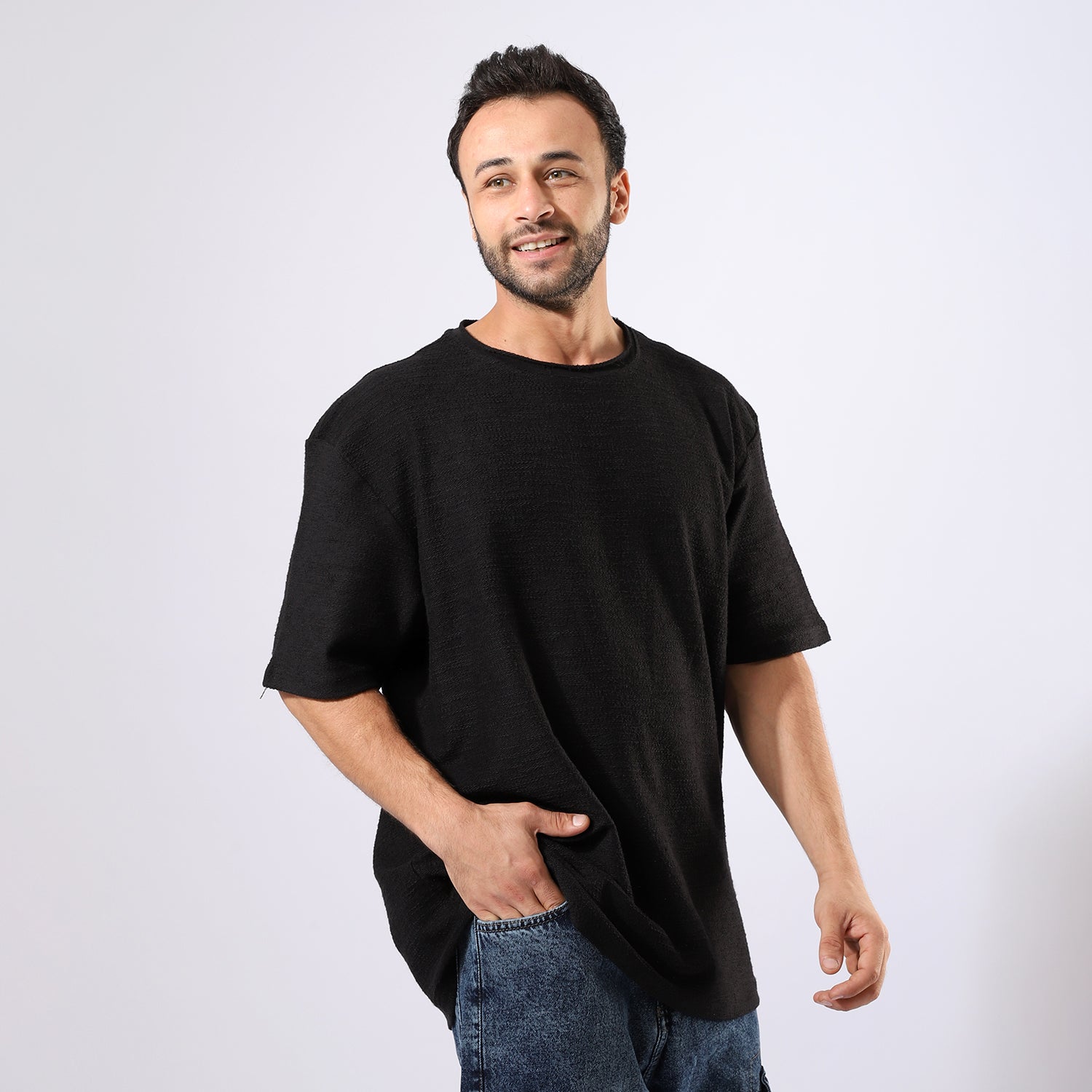 Oversized Round Neck Men T-Shirt