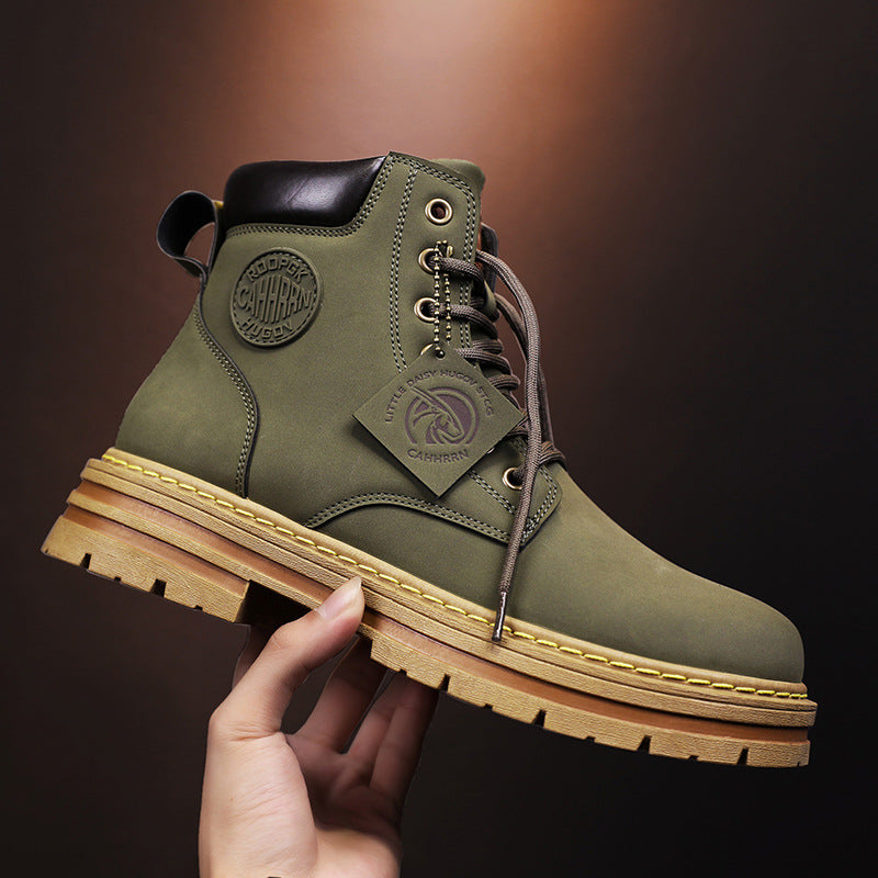 Men's Trendy Lace-up Martin Boots