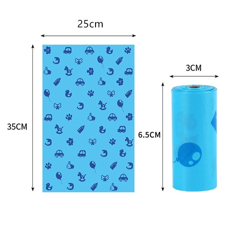 Pet Garbage Bag Degradable Single Roll Stool Bag Shit Bag Dog Stool Bag Pet Toilet