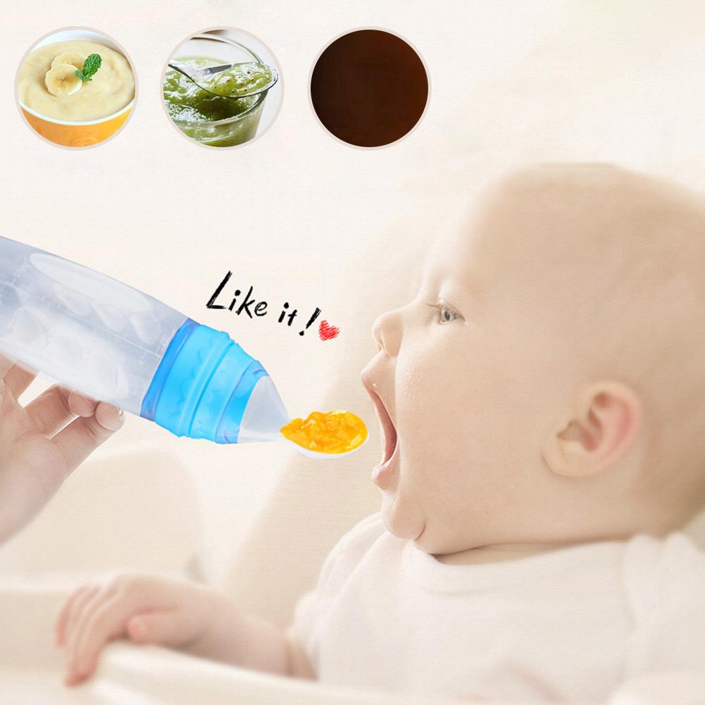 Baby Feeding Bottle With Spoon